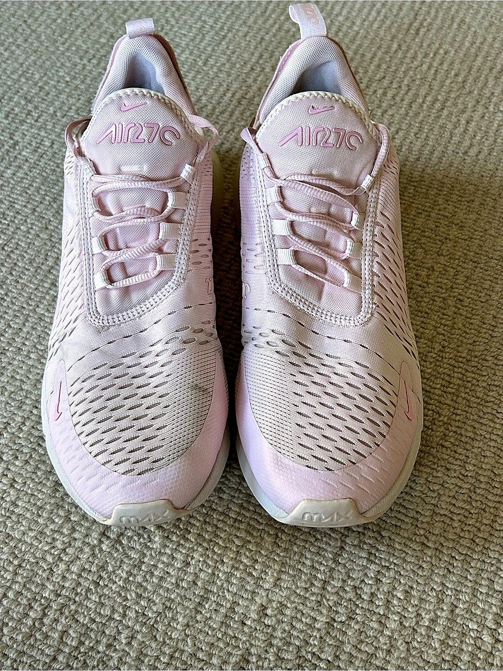 Nike Air Max 270 Pink & White US 12